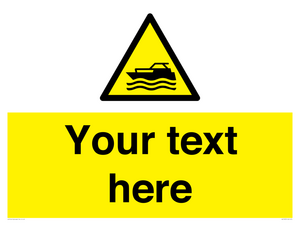 Custom Warning motorised watercraft